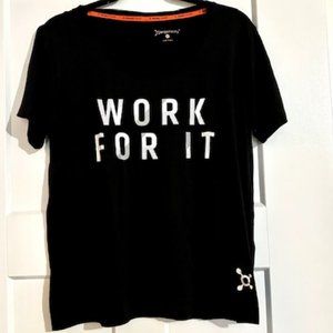 Orangetheory - Like New - 24/7 Jersey 'Work for It' Tee - Size Large